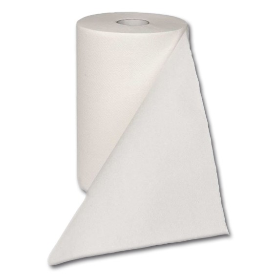 Papierhandtuchrolle - 22 x 38 cm / 210 m perforiert - 2 lagig weiß