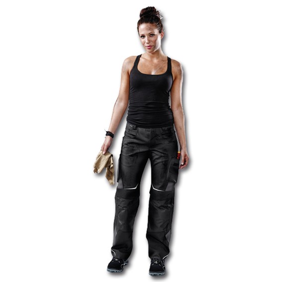 KÜBLER PULSSCHLAG HIGH 2124 schwarz/anthrazit - Damenhose