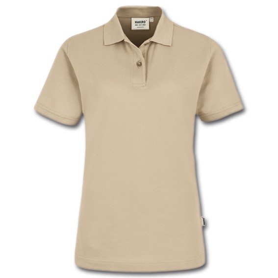 HAKRO 224 TOP WOMEN sand - Polo-Shirt