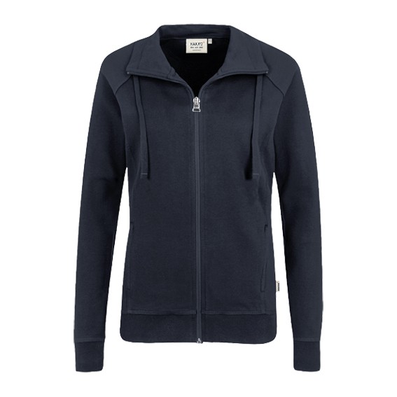 HAKRO 406 COLLEGE tinte - Damen Sweatjacke