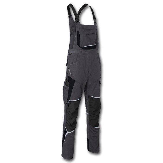 KÜBLER BODYFORCE 3125 anthrazit/schwarz - Latzhose