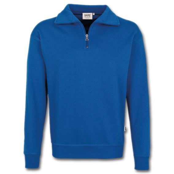 HAKRO 451 PREMIUM royal - Zip-Sweatshirt
