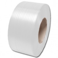 STRAPEX PP-Umreifungsband - 200 mm Kern weiß Für Packgüter bis ca. 30 kg, gute Automatengängigkeit, ideal bei hohem Bedarf