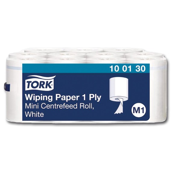 TORK 1-lagig - weiß - Wischtücher, 21,50 cm x 120 m