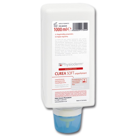 Physioderm CUREA Soft - Hautpflege 1 l, Softflasche