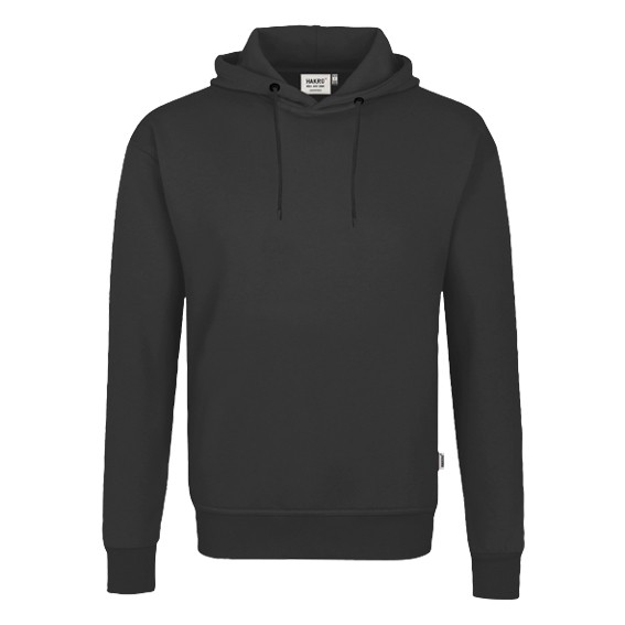 HAKRO 560 BIO-BAUMWOLLE GOTS karbongrau - Kapuzen-Sweatshirt