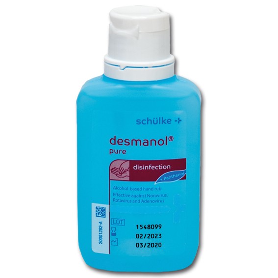 DESMANOL pure - Händedesinfektionsmittel 0,1 l, Flasche