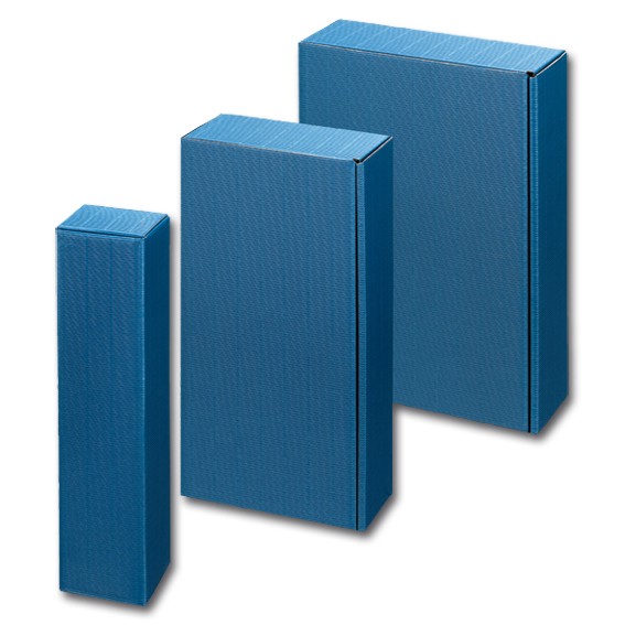 Präsentkarton MODERN - blau