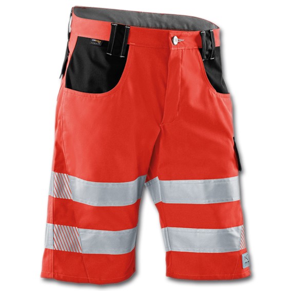 KÜBLER REFLECTIQ PSA 2 2307 warnrot/schwarz - Shorts