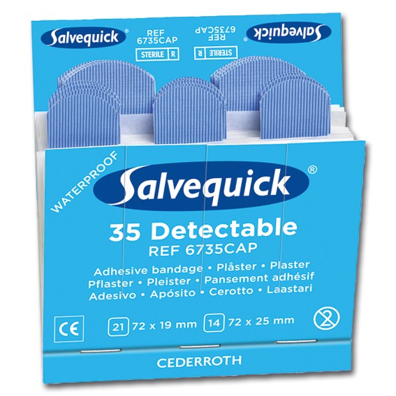 SALVEQUICK Pflasterstrips, detectable