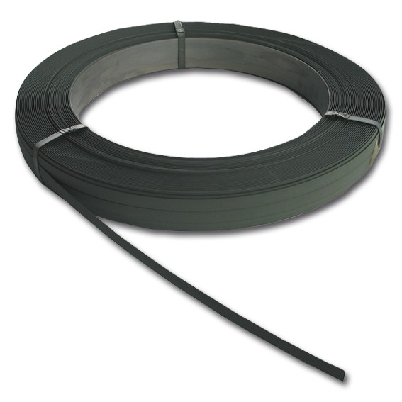 Stahlband Packenwicklung schwarz