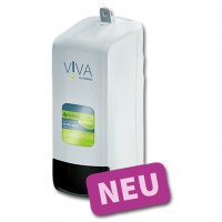HERWE- VIVA Spender  1l -2l Manuell - Desinfektionsmittel-, Seifenspender Für alle Hautschutzprodukte, Hautreinigungsprodukte und Hautpflegeprodukte