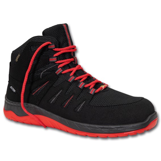 ELTEN MADDOX GTX W black-red Mid ESD S3S - Sicherheitsstiefel