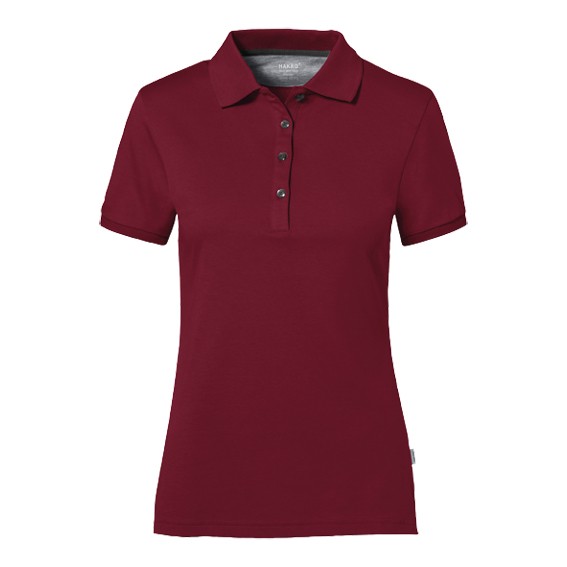HAKRO 214 COTTON TEC weinrot - Women Polo-Shirt