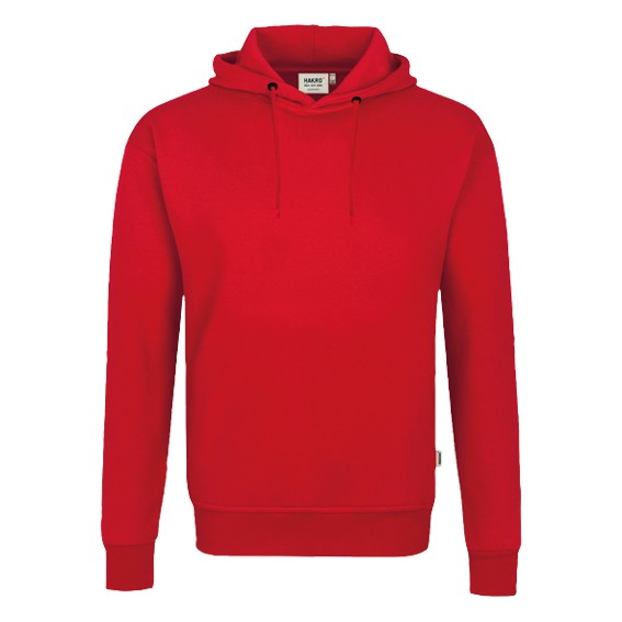 HAKRO 560 BIO-BAUMWOLLE GOTS rot - Kapuzen-Sweatshirt
