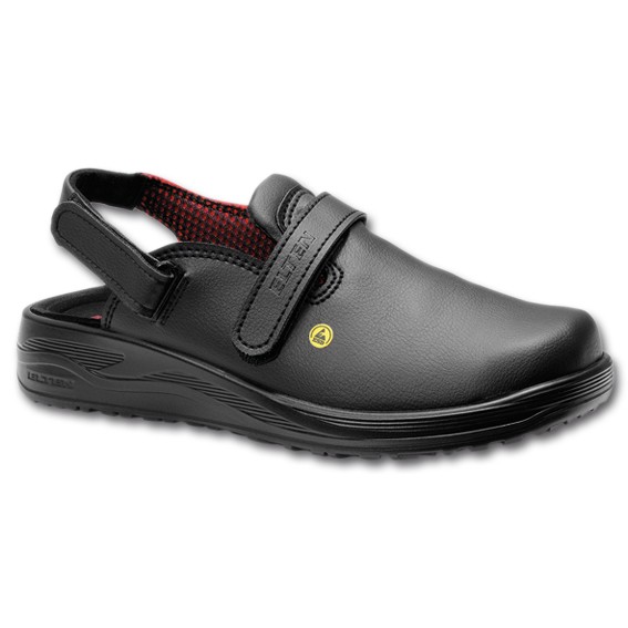 ELTEN MIA black ESD SB- Damen-Sicherheitsclog