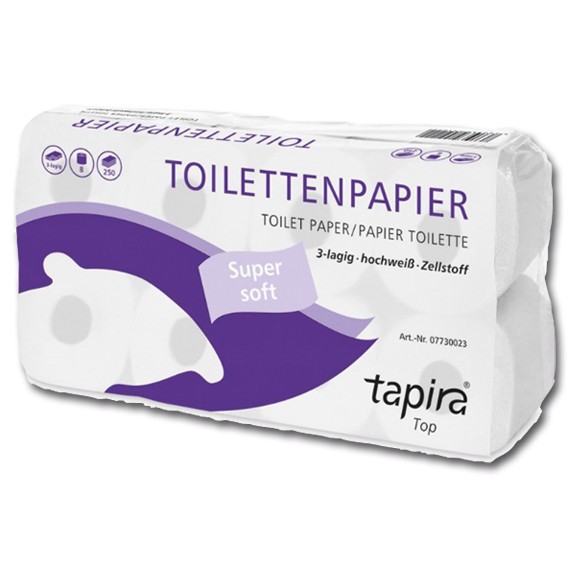 TAPIRA - 3-lagig - Toilettenpapier, hochweiß