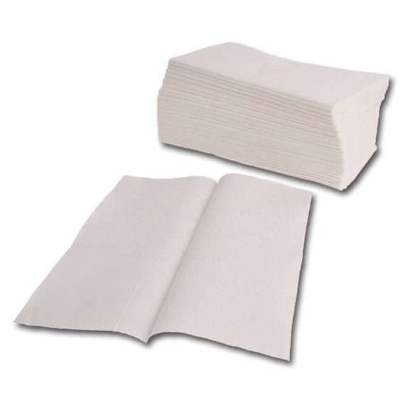 Papierhandtücher - 25 x 50 cm -1-lagig - hochweiß