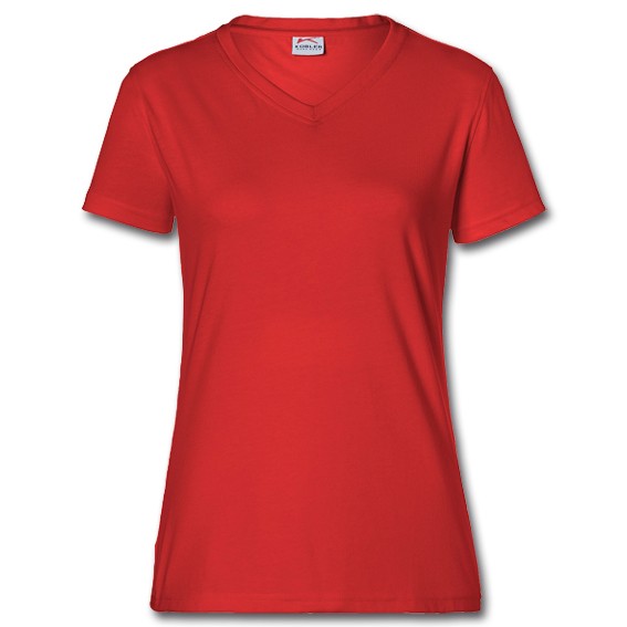 KÜBLER SHIRTS 5024 mittelrot - Damen-T-Shirt