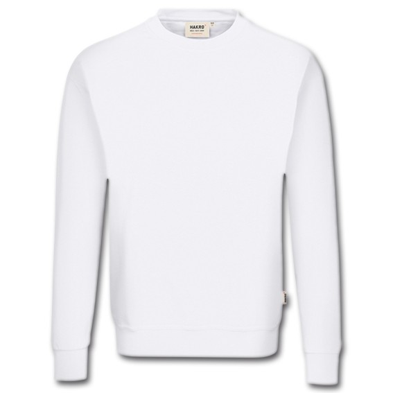 HAKRO 475 MIKRALINAR weiß - Sweatshirt