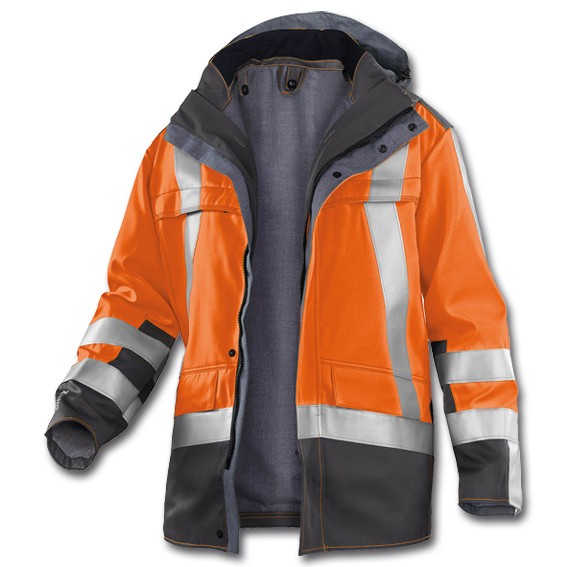 KÜBLER SAFETY X8 PSA 3 1969 warnorange/anthrazit - Parka