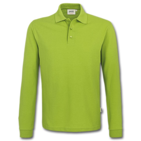 HAKRO 815 PERFORMANCE kiwi - Langarmpoloshirt
