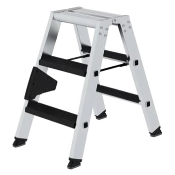 Stufen-Stehleiter beidseitig begehbar mit clip-step relax