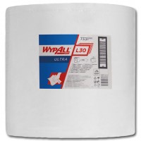 K.C. WYPALL L30 7331 - 37 x 38 cm perforiert -3-lagig - weiß - Wischtücher Für Fertigungsstraßen und Wartungsarbeiten