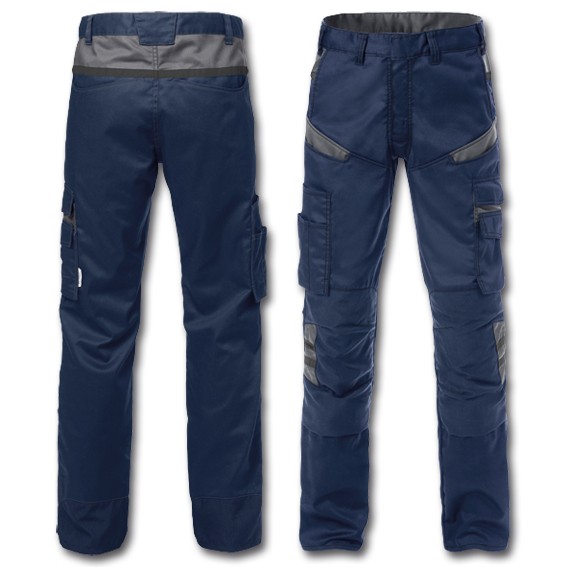 FRISTADS 2552 STFP blau/grau - Bundhose