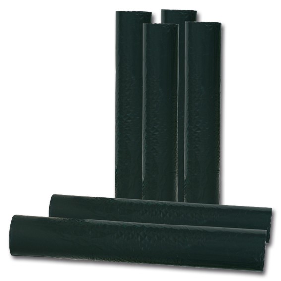 Schrumpfhalbschlauchfolie schwarz LDPE