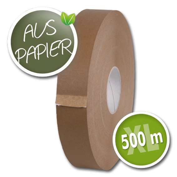 Papier-Packband selbstklebend braun 500 m