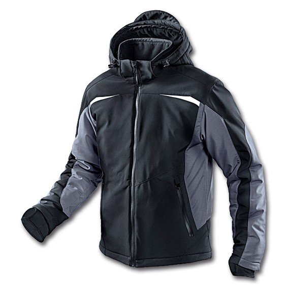 KÜBLER PULSSCHLAG 1241 schwarz/anthrazit - Softshell Jacke