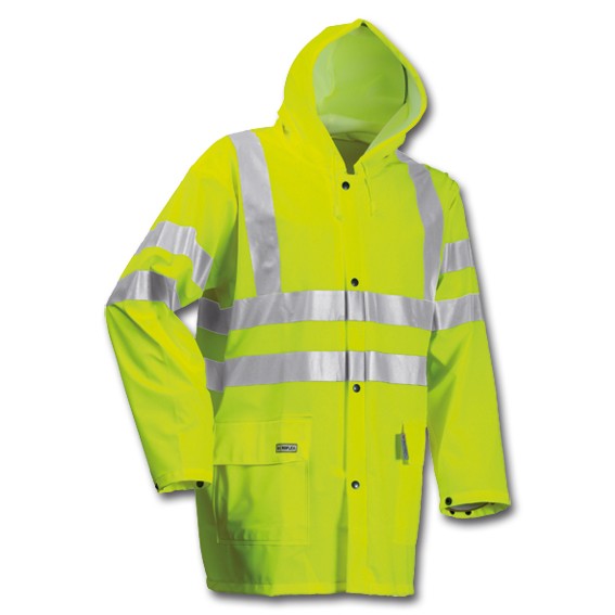 MICROFLEX anti-flame mit Kapuze - Warnschutz-Jacke