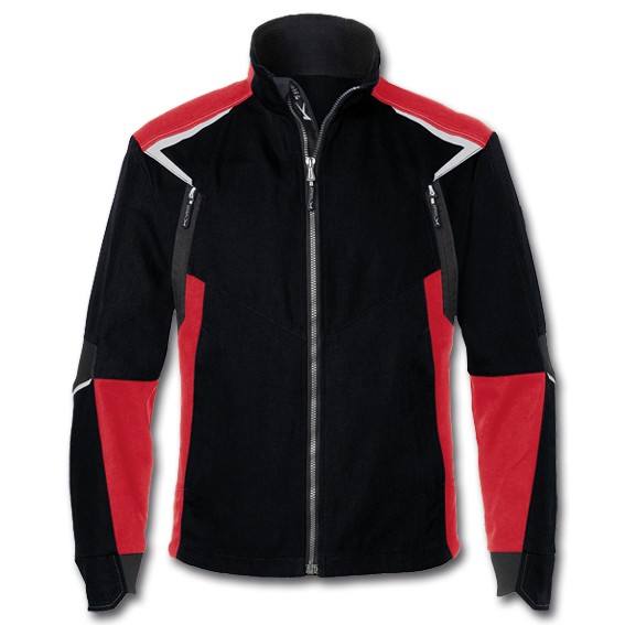 KÜBLER BODYFORCE 1125 schwarz/mittelrot - Jacke