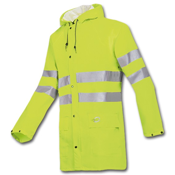 SIOEN UNZEN leuchtgelb - Warnschutz-Regenjacke