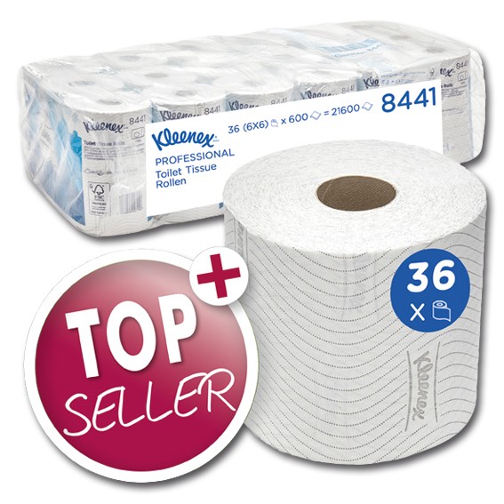 KLEENEX 8441 - 2-lagig - Toilettenpapier, weiß