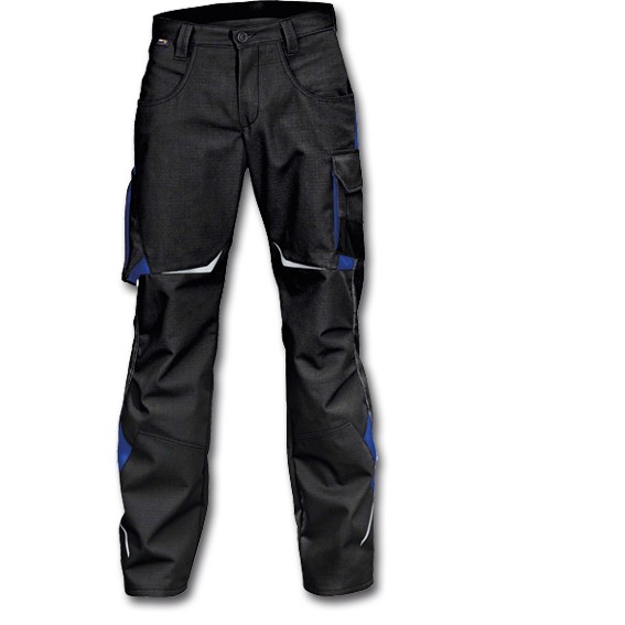 KÜBLER PULSSCHLAG 2424 schwarz/kbl.blau - Bundhose | Bundhosen |  Berufsbekleidung | Arbeitsschutz | STRENGE SHOP