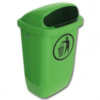 BASKET DIN-PK 50 l grün - Abfallbehälter Der Klassiker unter den Abfallbehältern