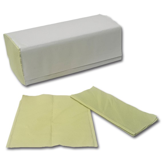 Papierhandtücher - 25 x 23 cm -2-lagig - grün