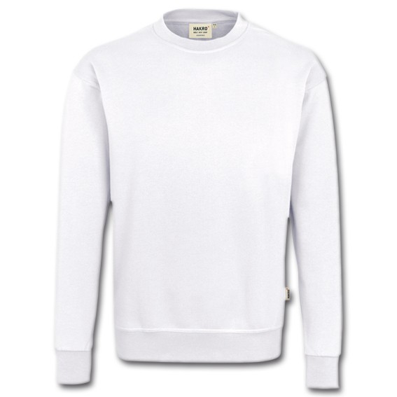 HAKRO 471 PREMIUM weiß - Sweatshirt