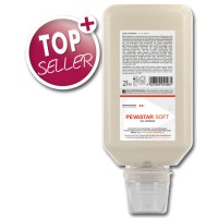 PEVASTAR - Handreiniger 2 l, Softflasche Der konzentrierte Handreiniger mit Doppelwirkung zur Entfernung von starken Verschmutzungen