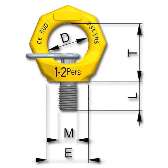 RUD PSA VRS STARPOINT - Ringschraube