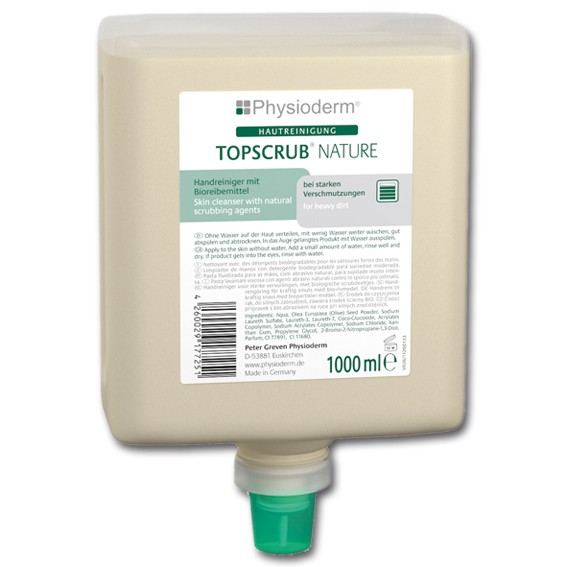 Physioderm TOPSCRUB nature - Handwaschpaste 1 l, Spenderflasche