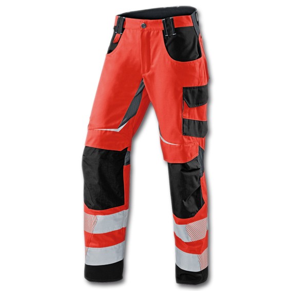 KÜBLER REFLECTIQ PSA 2 2407 warnrot/schwarz - Sommerhose