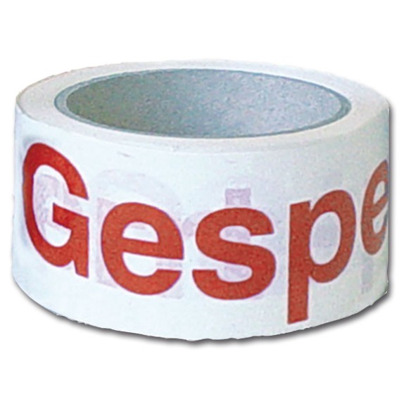 "Gesperrt" - Papierklebeband mit Druck