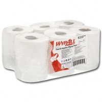 K.C.WYPALL L10 6222 - 18,3 x 38 cm perforiert -1-lagig - weiß - Wischtücher Für leichte Wischvorgänge auf Obeflächen in der Lebensmittelzubereitung und Verpflegung