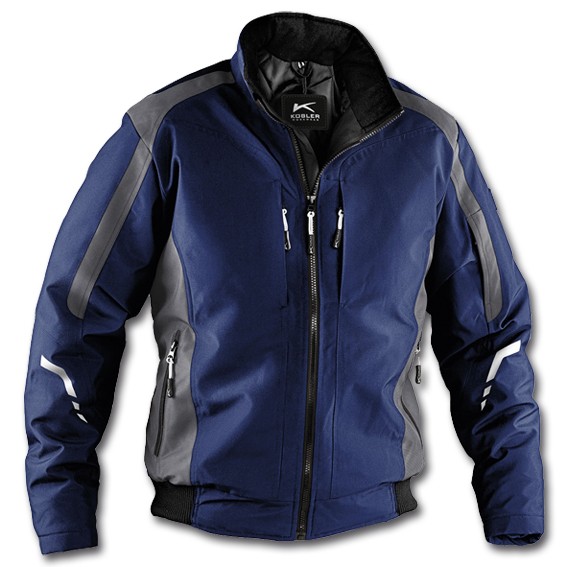 KÜBLER WEATHER 1367 dunkelblau/anthrazit - Wetterblouson