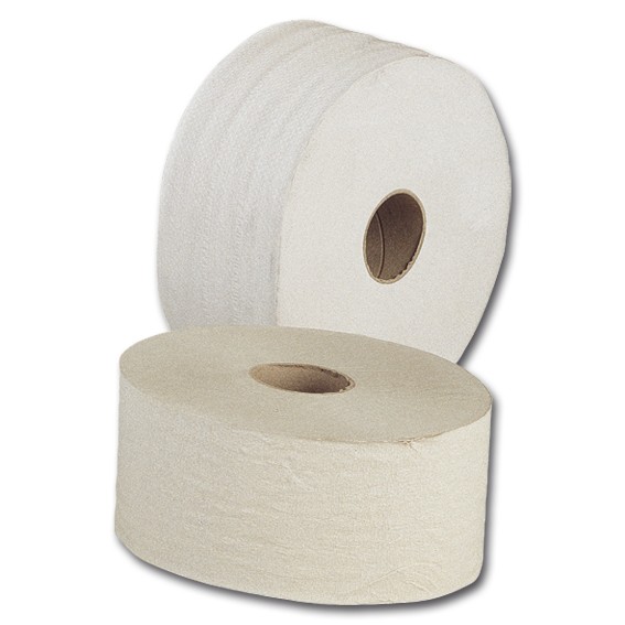 Toilettenpapier-Großrolle - 2 lg.- perforiert, weiß