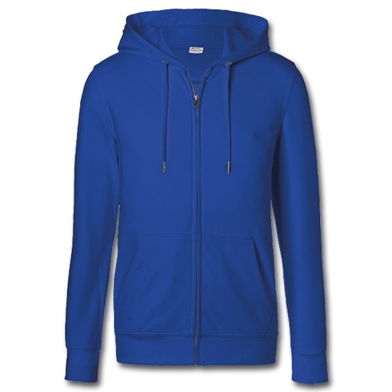 KÜBLER SHIRTS 5022 kbl.blau - Kapuzen-Sweatjacke