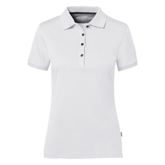 HAKRO 214 COTTON TEC weiß - Women Polo-Shirt